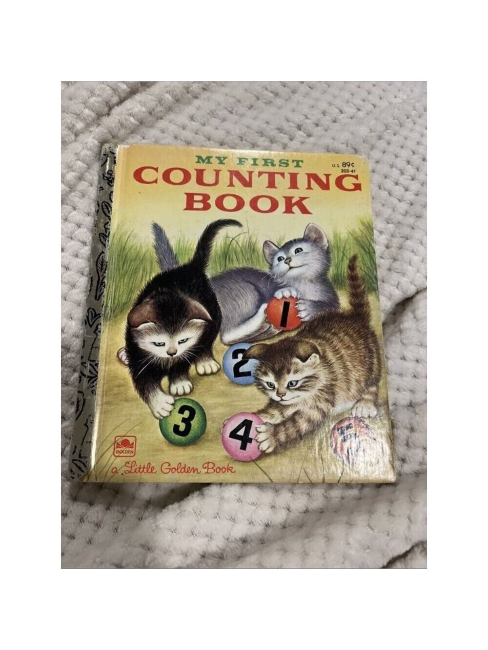 "My First Counting Book" Little Golden Book (Hardcover), (1957), (#: 203-51)
